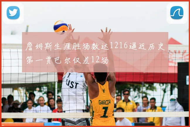 詹姆斯生涯胜场数达1216逼近历史第一贾巴尔仅差12场