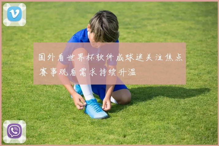 国外看世界杯软件成球迷关注焦点 赛事观看需求持续升温